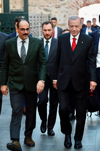 İbrahim Kalın ve Recep Tayyip Erdoğan