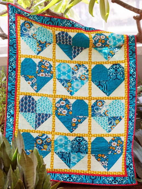 Hello Love Quilt - Free Pattern 