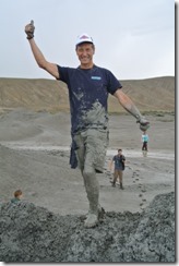 Thumbs up from Phil even after falling in the mud Thumbs up from Phil even after falling in the mud