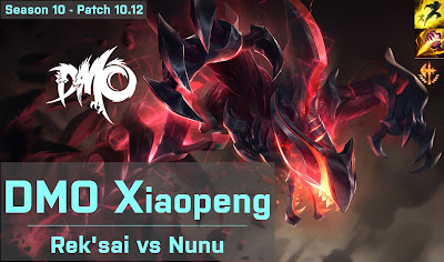 DMO Xiaopeng Reksai JG vs Nunu - KR 10.12