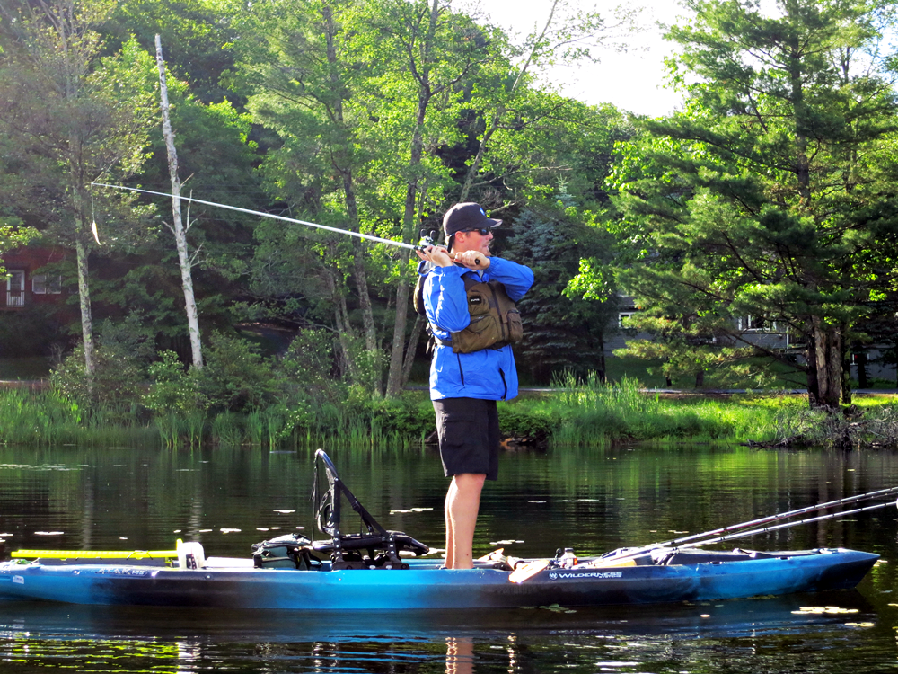 ozark trail 12’ angler kayaks and peddle boats daily