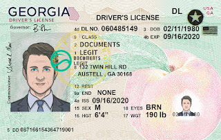 Georgia Driving Licence PSD Template- bUY NOW