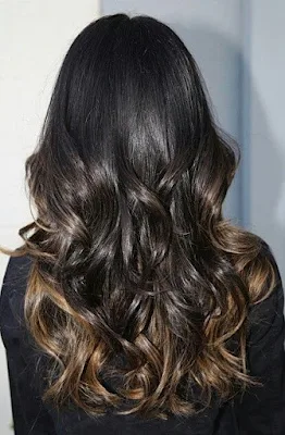 caramel balayage highlights