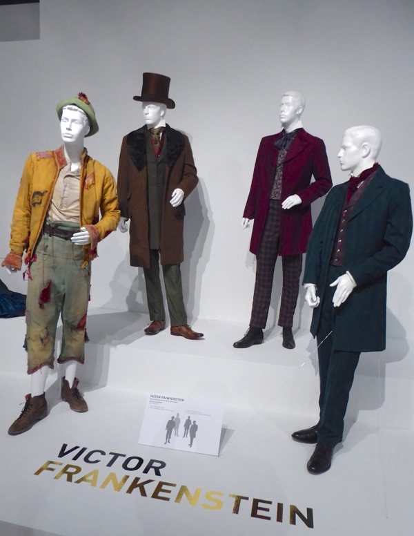 Victor Frankenstein movie costume display