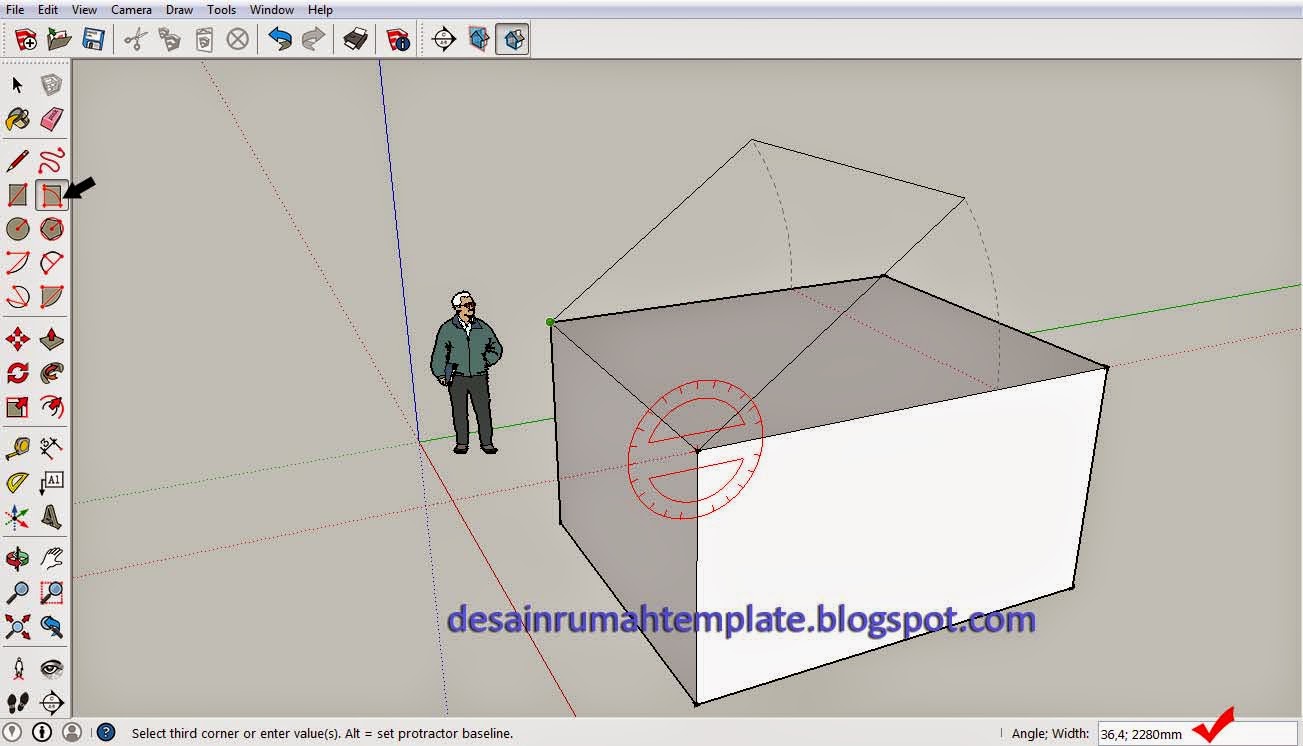 Mengimpor File AutoCAD Ke SketchUp Desain Rumah Template