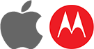 apple vs motorolla logo