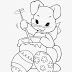 Cute Easter Bunny Coloring Pages