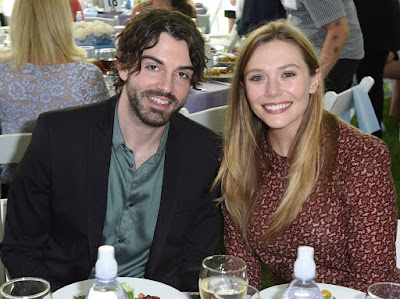 Elizabeth Olsen with her husband Robbie Arnett