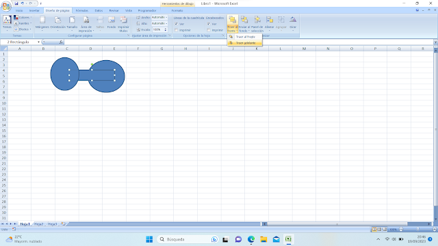 Traer adelante un objeto en Excel