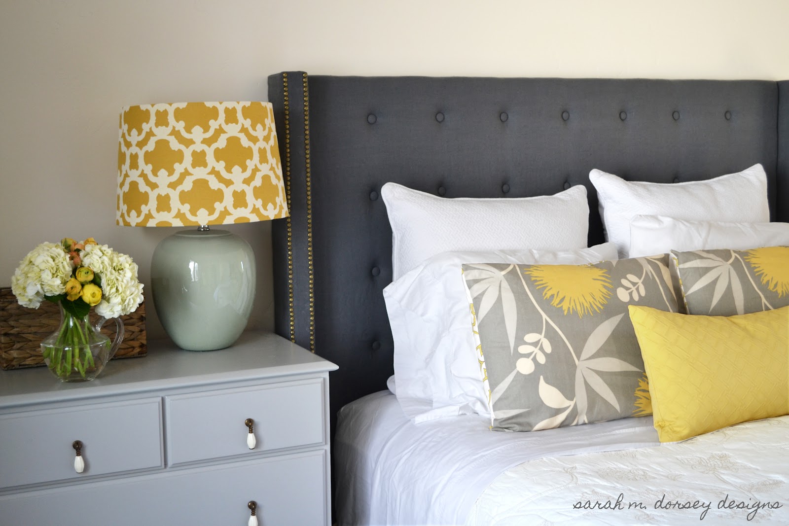 sarah m. dorsey designs: DIY Headboard Complete!