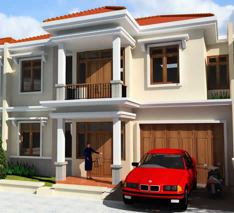  Desain  Rumah  Tingkat  2  Minimalis Modern Rumah  Minimalis