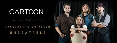 Álbum "Unbeatable" da banda de Rock Cartoon será lançado no Teatro Bradesco no dia 16 de novembro de 2013.