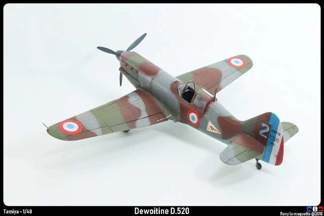 Dewoitine D.520 du GC 1/3 de Tamiya au 1/48.