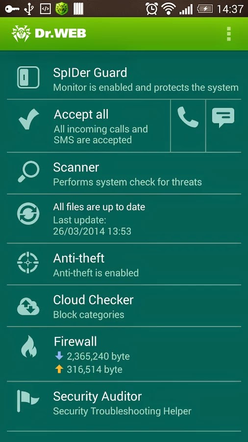 Dr.Web v.9 Anti-virus Life lic v9.02.2 Dr.Web v.9 Anti-virus Life lic v9.02.2
