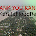 Thankyou Kannur for Kerala Flood Relief donation
