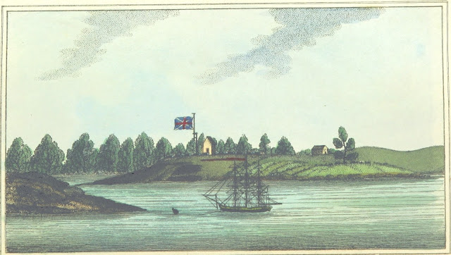 Entrance of Paramatta River by Woodthorpe Pub. March 25, 1803, by M. Jones Paternoster-Row