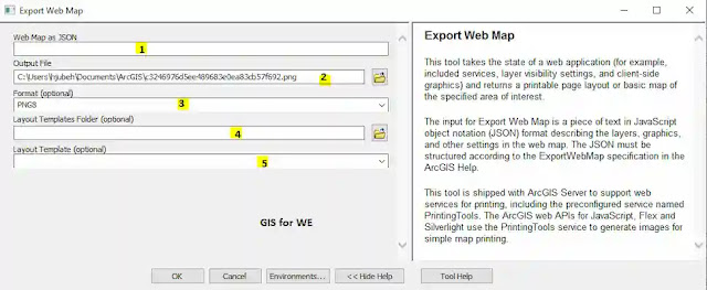 Export Web Map Tool