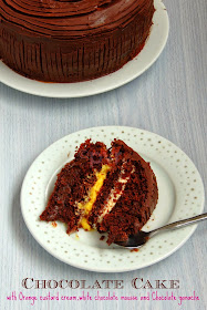 Butterless cake with eggless filling