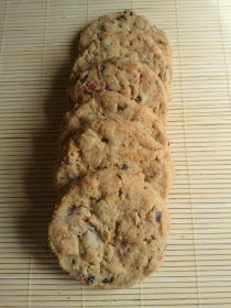 Cookies chocolate blanco con frambuesas