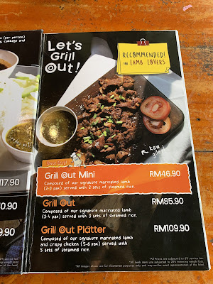 House of Kambing Menu