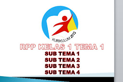 RPP Kelas I SD/MI K- 2013 Tema 1 Terbaru 2018