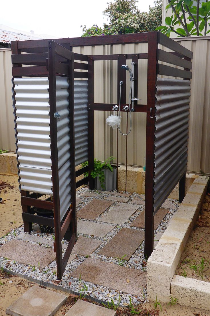 Backyard Outdoor Shower Ideas - Everything About Garden