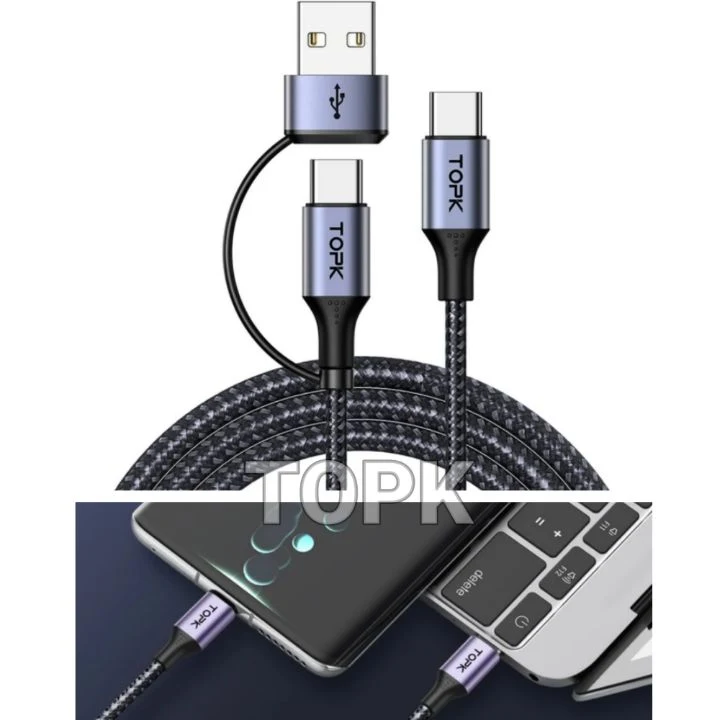 TOPK USB Cord: 60W Fast Charging and Data Transfer USB C to USB Type C Cable - Shopping Ideas