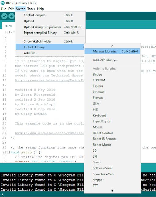 Cara Install Library Arduino pada Arduino IDE