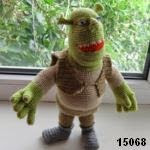 patron gratis sherk amigurumi, free amigurumi pattern sherk 