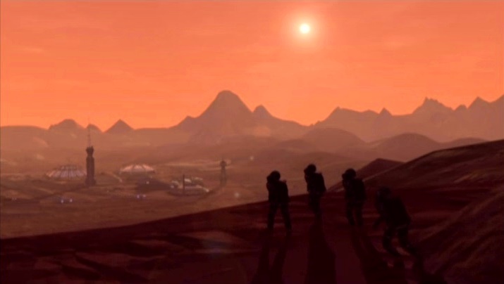Mars in Babylon 5 - Land Alliance military base