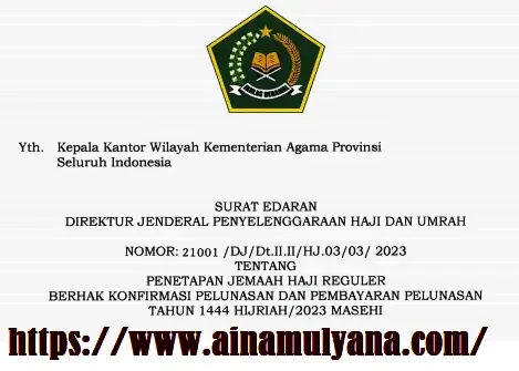 Link Download Daftar Nama Jemah Haji Berhak Pelunasan Tahun 2023 M (1444 H)