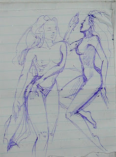 Naked Women Drawing