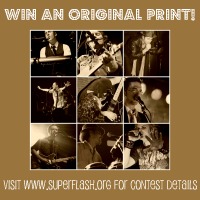 Enter to win an original print at Superflash.org