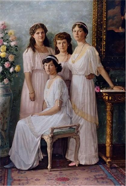 Princesas Russas, Maria Anastasia, Olga e Tatiana