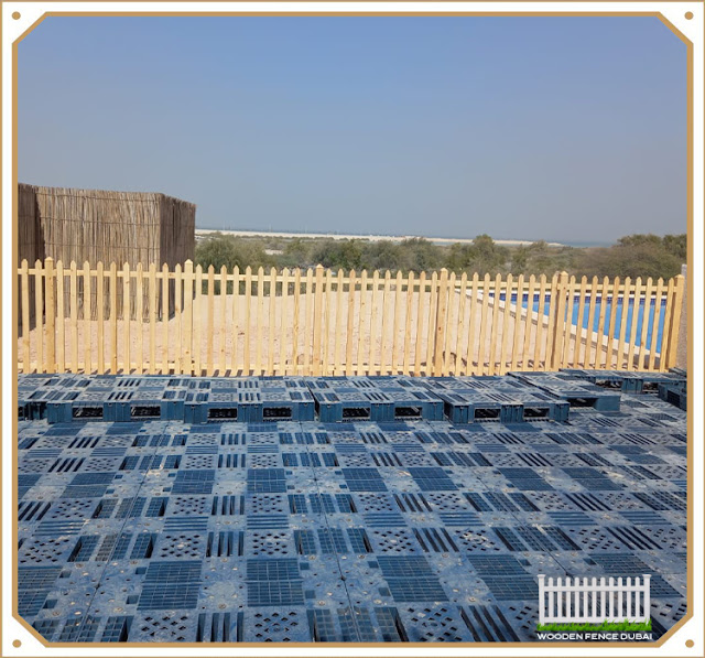 Natural Wood Fence Marfa Plant Abu Dhabi