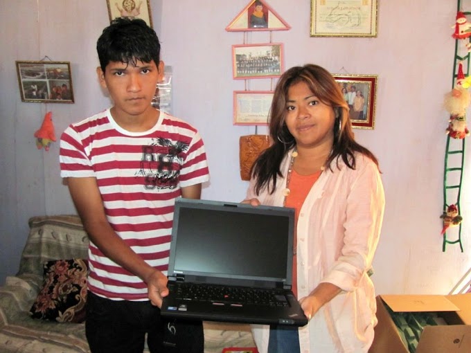 GOBIERNO REGIONAL DE LIMA ENTREGA LAPTOP A JOVEN CAÑETANO QUE OBTUVO EL CAMPEONATO NACIONAL DE AJEDREZ