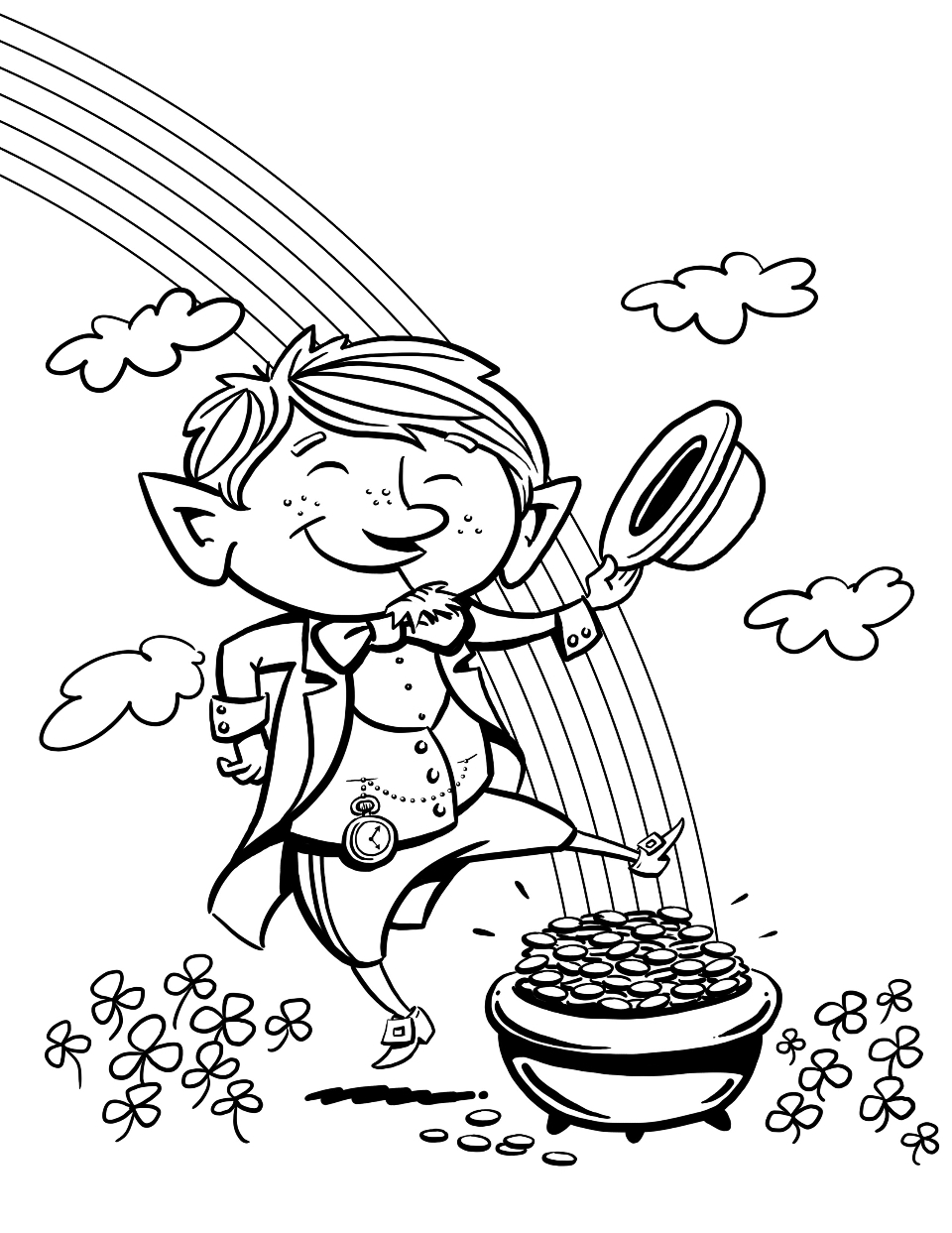 Free Butterfly Coloring Page Parents