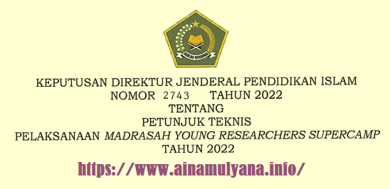 Petunjuk Teknis Juknis MYRES Tahun 2022