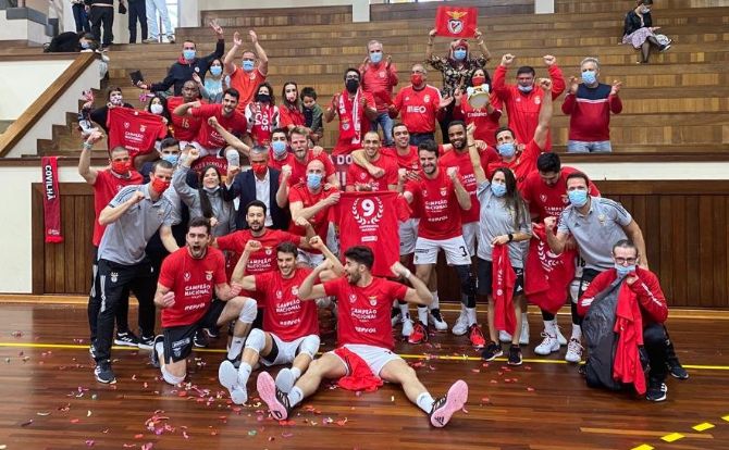 Benfica Campeão Nacional de Voleibol 2020/21