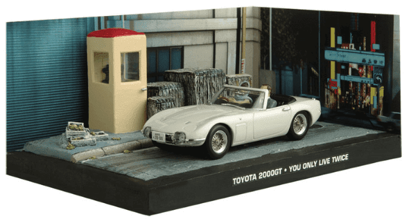 bond in motion 1:43 eaglemoss, toyota 2000gt 1:43 you only live twice