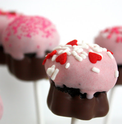 Valentine's Cake Pops and Container