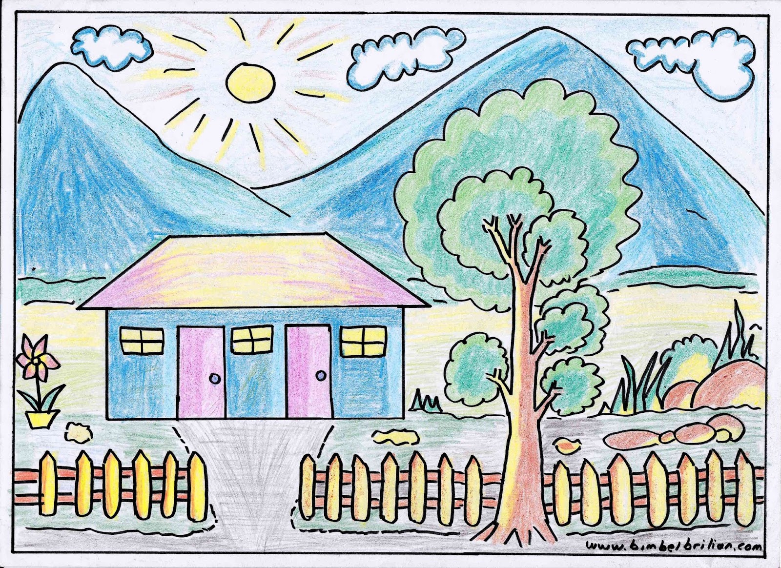Gambar Rumah Untuk Anak Sd Kelas 5 Rumah Joglo Limasan Work