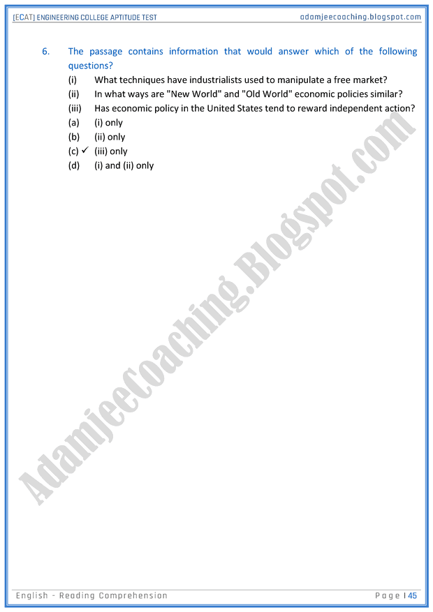 ecat-english-reading-comprehension-mcqs-for-engineering-college-entry-test