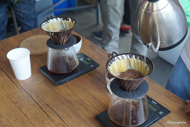 Meracik Kopi di Museum Sandi Yogyakarta