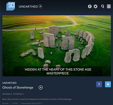 Great documentary on the latest Stonhenge archeological finds, including use of X-ray XRF (Source: Science Channel)