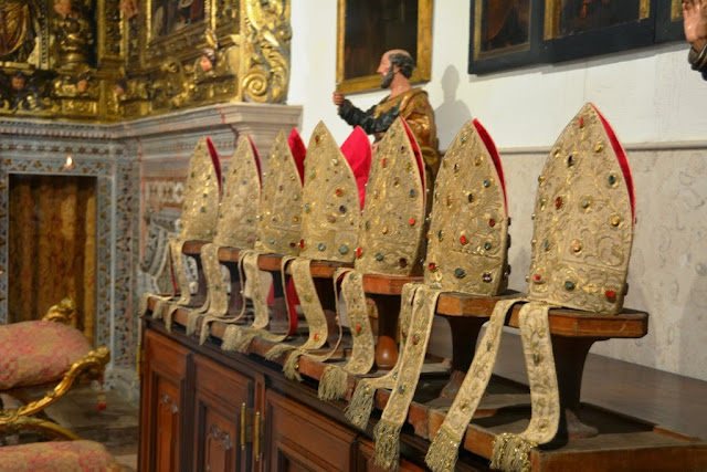 Lisbon Cathedral miters