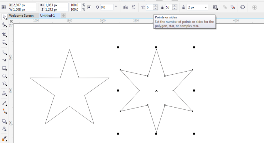 2 Cara  Membuat  Desain  Grafis  Bintang dengan Menggunakan 