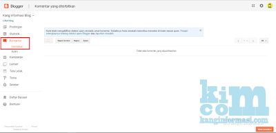 Cara Membuat Blogger dan Penjelasan Fitur Lengkap - Kanginformasi.com