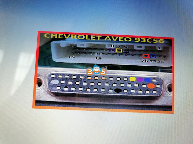 Chevrolet Aveo 93C56 Mileage Correction with iProg 9