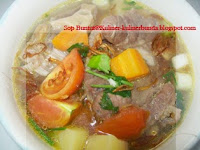 Resep Masakan Sop Buntut Lezat Mantap